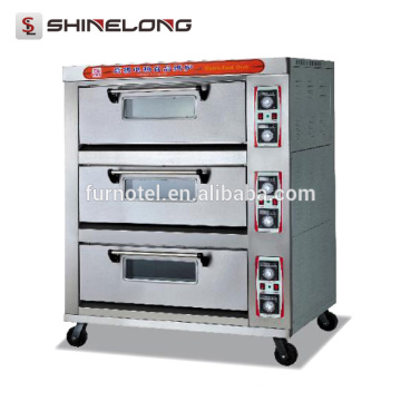 Guangzhou Commercial Edelstahl 1-Schicht 2-Fach Deck Backofen mit Dampf